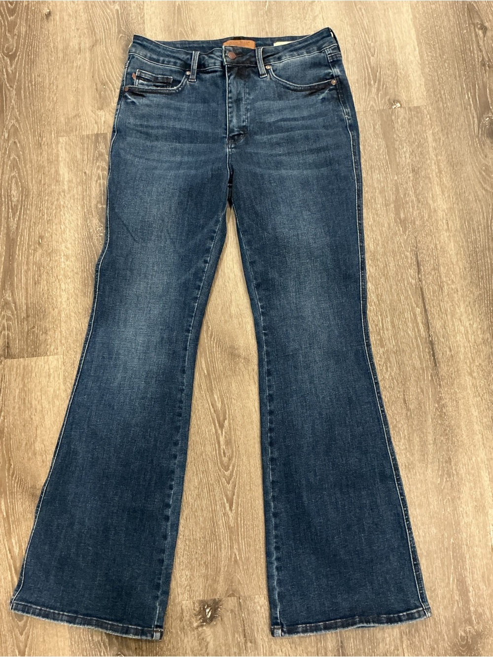Judy Blue Deep Indigo Boot Cut Jeans, stretch denim, size 11/30